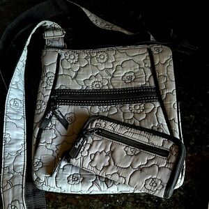 Like New! Thirty One Crossbody & Wallet Set